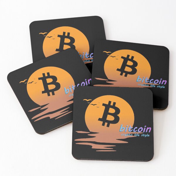 Item preview, Bitcoin sunset designed and sold by Real Life.
