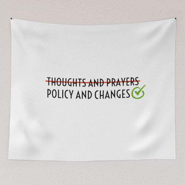Item preview, Thoughts and prayers, policy and changes . designed and sold by Theleochick.