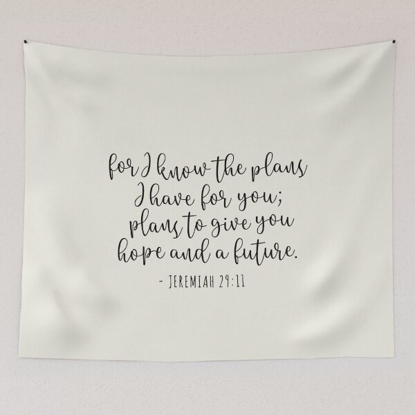 Item preview, For I Know The Plans - Jeremiah 29 11 designed and sold by amazingjoy.