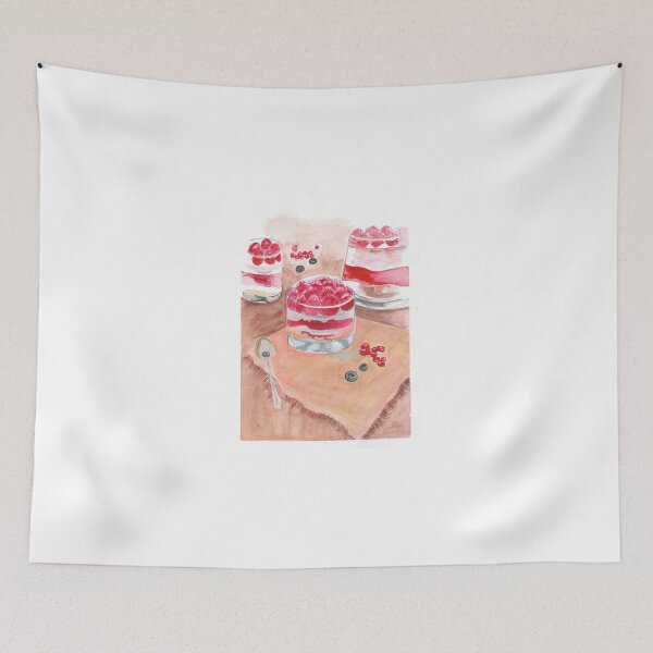Item preview, Raspberry Dessert designed and sold by Surabhi illustrations.
