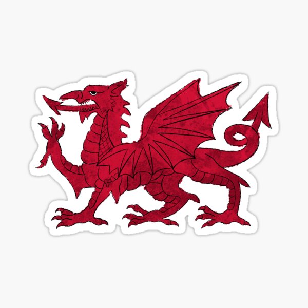Welsh Flag Sticker