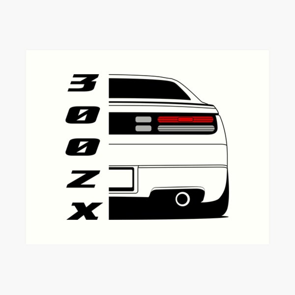 HATCH 絵 Rear Hatch Striker Finisher Trim for Nissan 300ZX Z32 – JDM