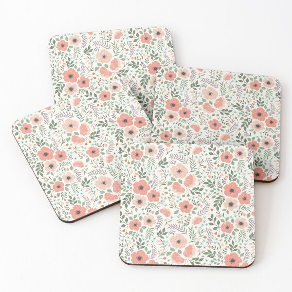 Item preview, Coral Flowers designed and sold by ldpapers.