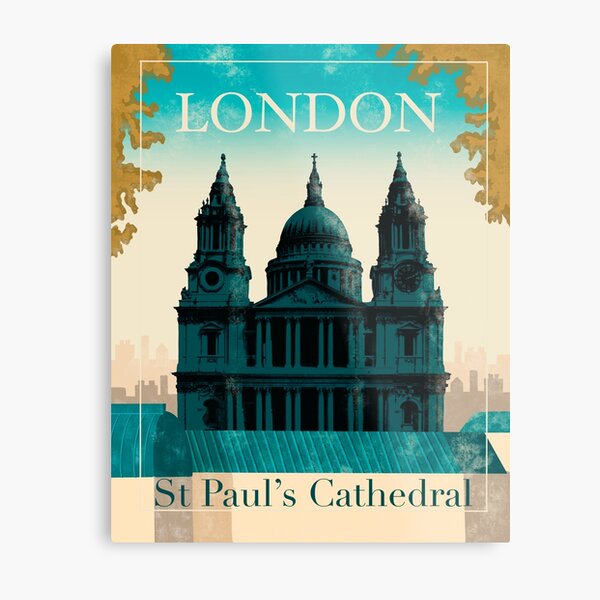 London St Paul’s Cathedral Metal Print