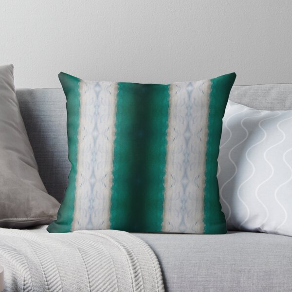 Nature in Stripes Throw Pillow