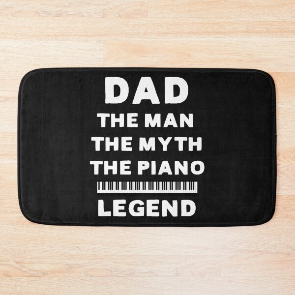 Item preview, Dad the man the myth the piano legend  designed and sold by DesignsofNote.