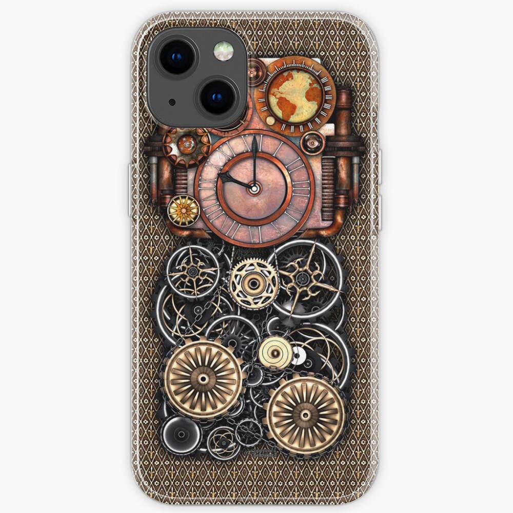 Infernal Steampunk Timepiece #2 Vintage Steampunk phone cases iPhone Case