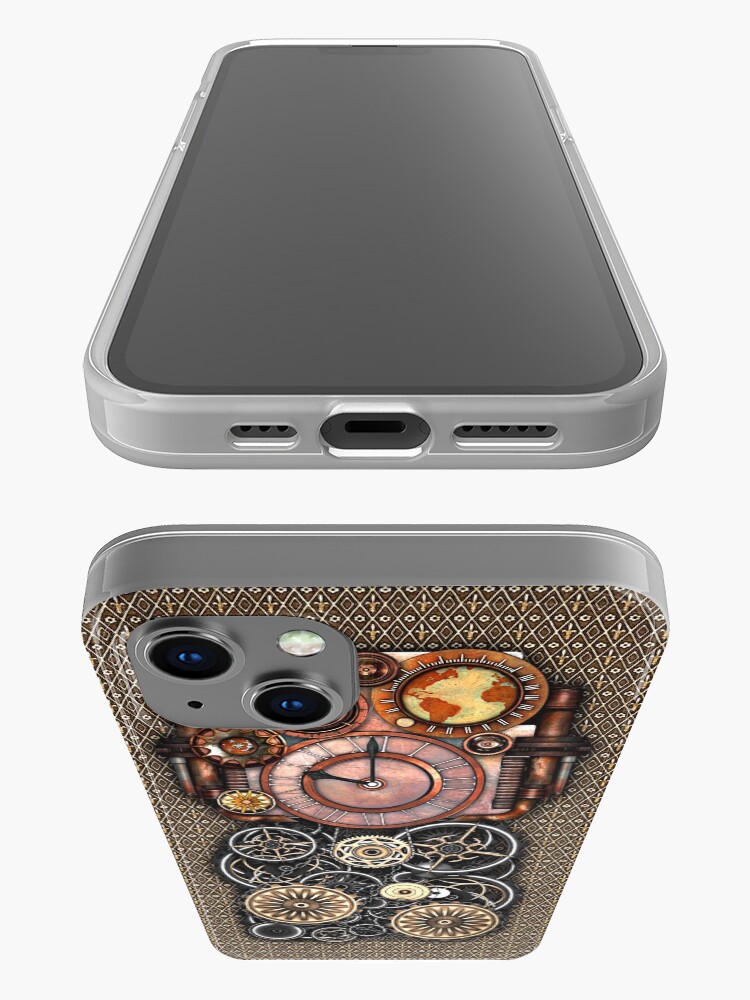 Alternate view of Infernal Steampunk Timepiece #2 Vintage Steampunk phone cases iPhone Case