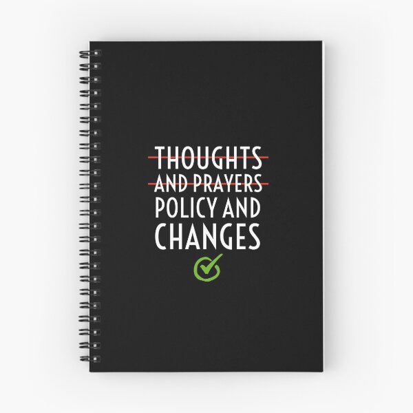 Item preview, Thoughts and prayers, policy and changes. designed and sold by Theleochick.