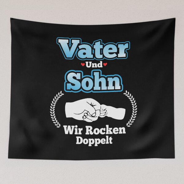 Item preview, Father Son Spruch Partnerlook Family Father's Day designed and sold by Ibu83.