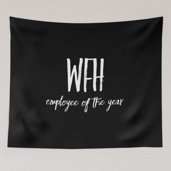 Item preview, Work From Home Employee Of The Year designed and sold by RiseandShineTee.