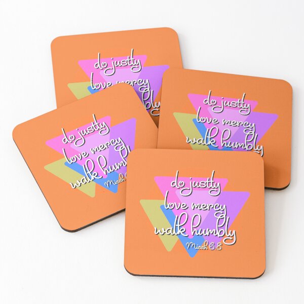 Item preview, Do Justly, Love Mercy, walk humbly Micah 6:8 Scripture Christian Design  designed and sold by Alondra.