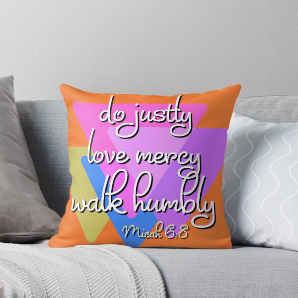 Item preview, Do Justly, Love Mercy, walk humbly Micah 6:8 Scripture Christian Design  designed and sold by Alondra.