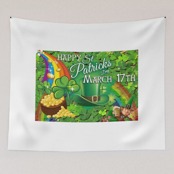 Item preview, St Patricks Day March 17. Irish Leprechaun Clover design  designed and sold by Sally Baker.