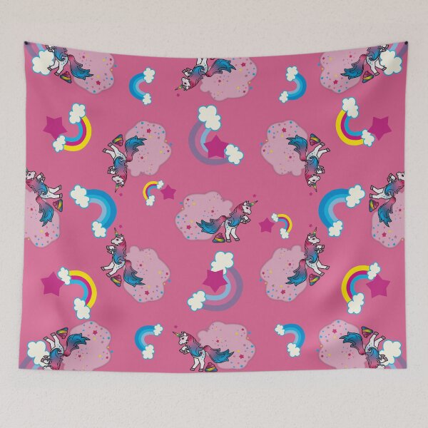 Item preview, Unicorns, Poop Rainbows and Fart Magic! Pattern Pink designed and sold by Apartment12.