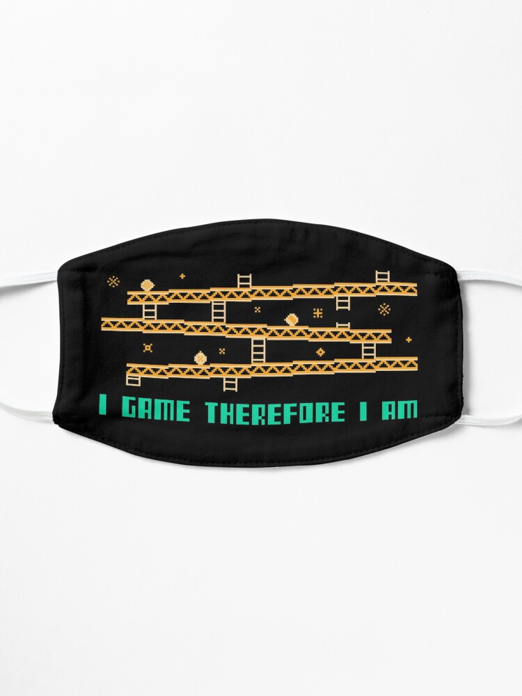 Alternate view of I Game Therefore I Am, Pro Gamer Gift Mask