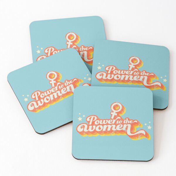 Item preview, "Power To The Women" Distressed 1970's Inspired Feminist Print designed and sold by XXRebellion.