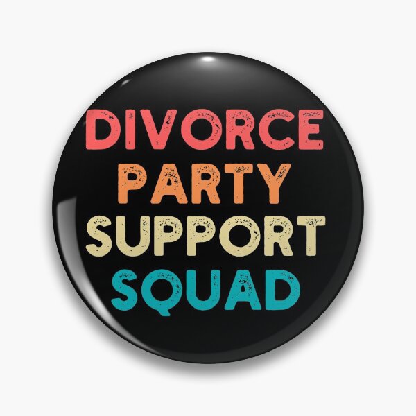 Item preview, Divorce Party Support Squad - Funny Divorce designed and sold by ohmier.