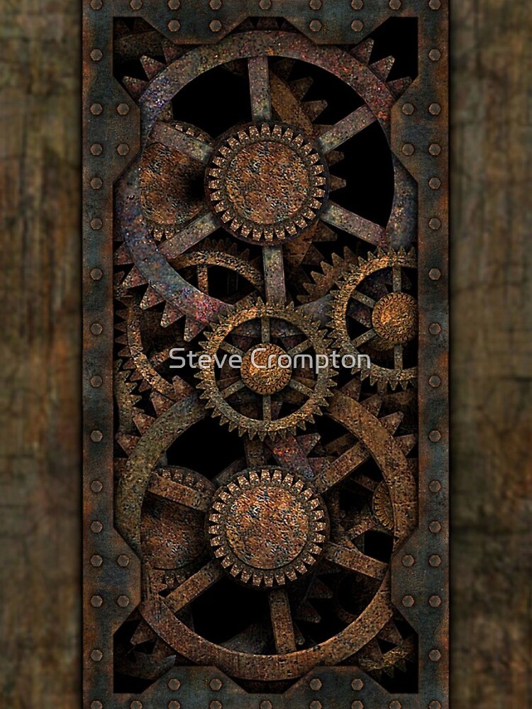Infernal Steampunk Gears Vintage Steampunk phone cases by SC001