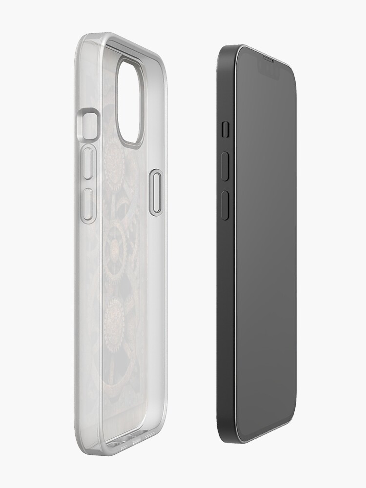 Alternate view of Infernal Steampunk Gears Vintage Steampunk phone cases iPhone Case