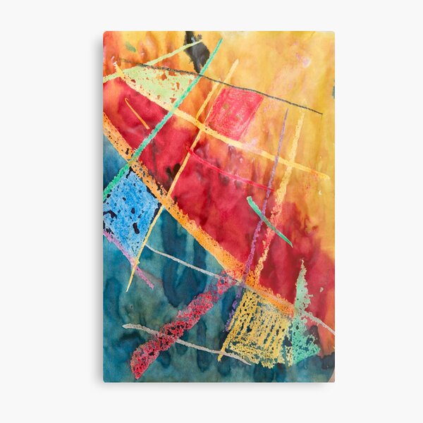 Abstract texture Metal Print