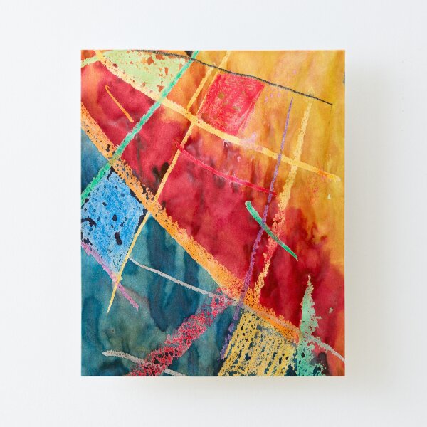 Abstract texture Canvas Mounted Print