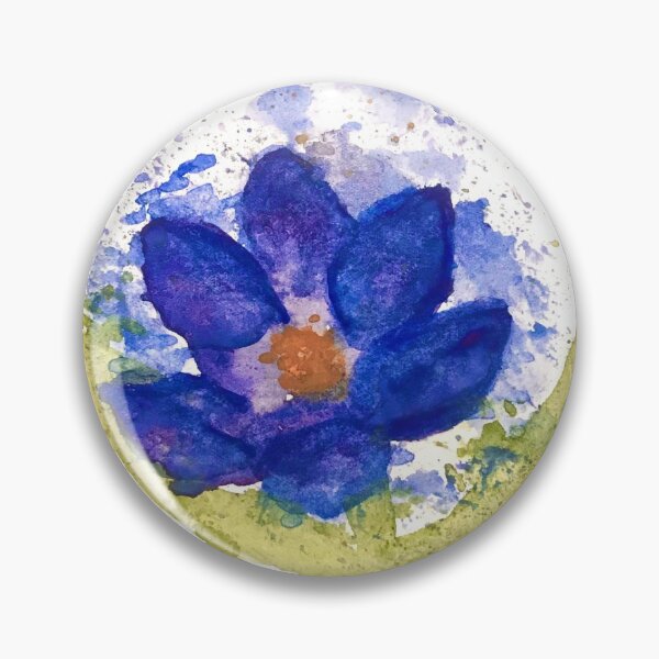 Item preview, crocus flower watercolor painting designed and sold by Nixiepiks.