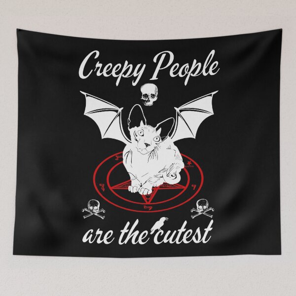 Item preview, Creepy people are the cutest  designed and sold by Black Star.