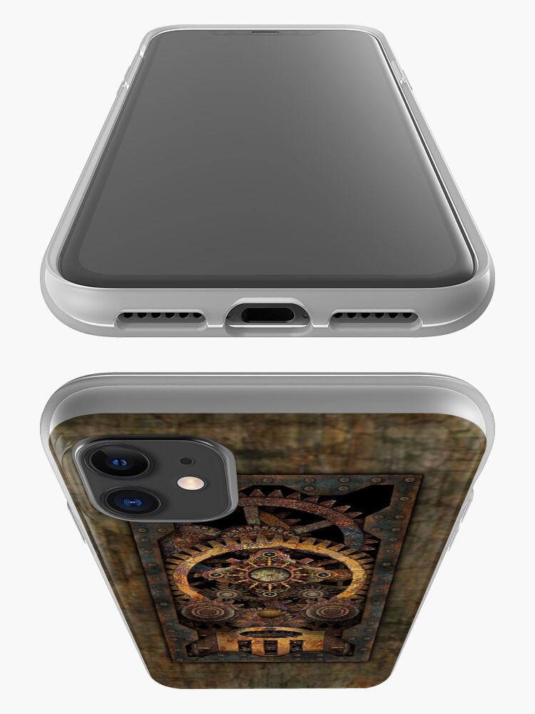 Alternate view of Infernal Steampunk Machine #2C Vintage Steampunk phone cases iPhone Case & Cover