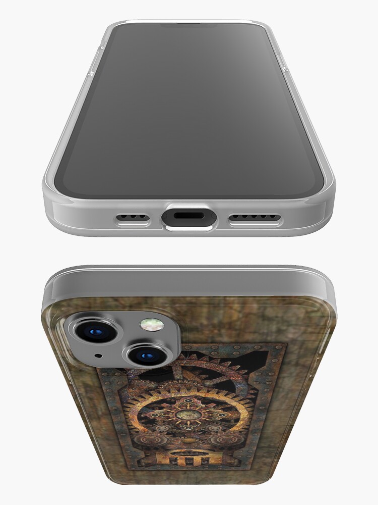Alternate view of Infernal Steampunk Machine #2C Vintage Steampunk phone cases iPhone Case