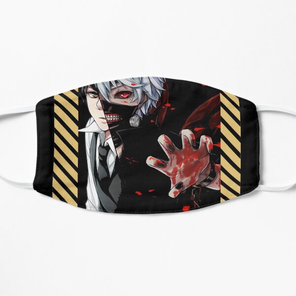 Ken Kaneki Mascarilla plana