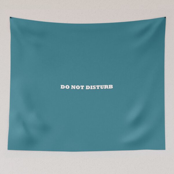 Item preview, DO NOT DISTURB text || written message  designed and sold by RominaMD.