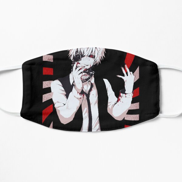 Ken Kaneki Mascarilla plana