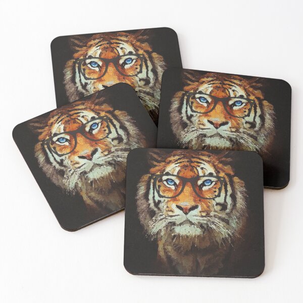 Item preview, Interview with Tiger | tiger with glasses  designed and sold by KARTICK DUTTA.