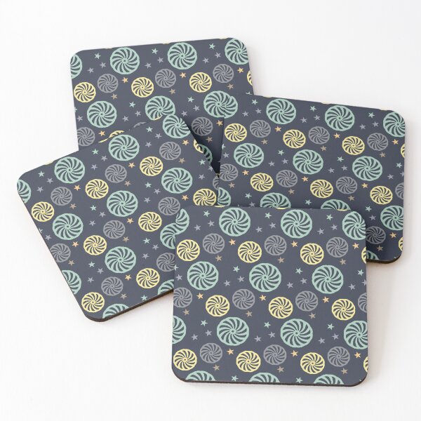 Item preview, Ornament Pattern In the Yellow, Green, and Grey colors, and on the Dark   Grey background. designed and sold by Victoria Riabov.