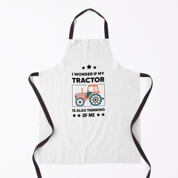Item preview, I Wonder If My Tractor Is Also Thinking Of Me - Farmer Saying designed and sold by NSTeeDesign.
