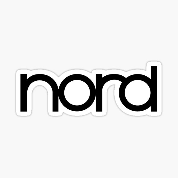 Nord Piano Keyboards Brands Sticker