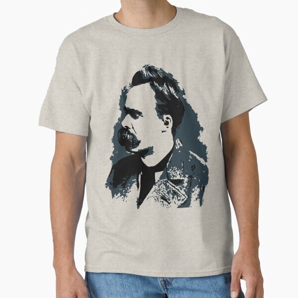 Item preview, Friedrich Nietzsche portrait vector drawing  designed and sold by aapshop.