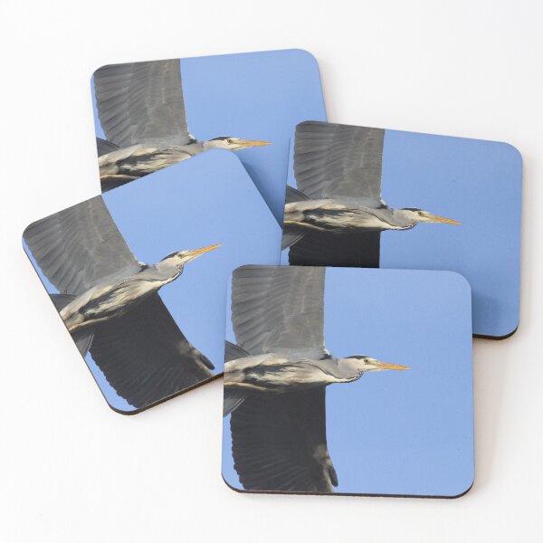 Item preview, Grey Heron in Flight designed and sold by Mya Bambrick.