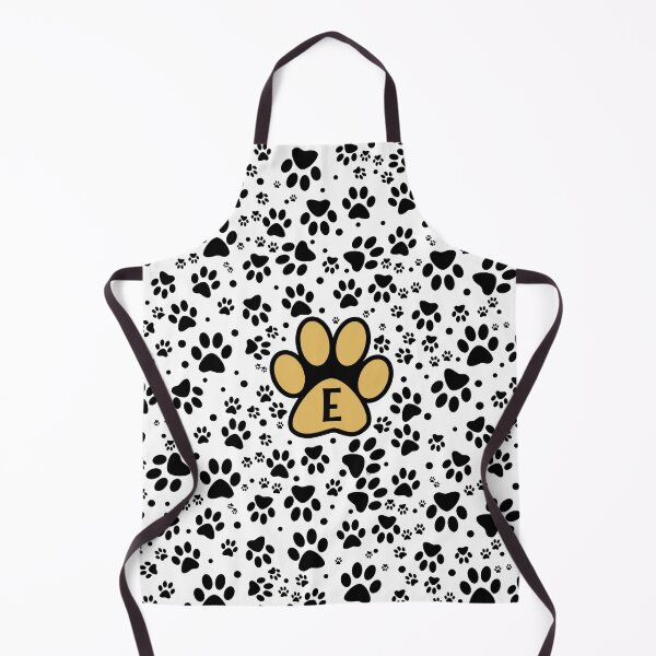 Item preview, Kitten Paws Alphabet Letter E Yellow - Initials designed and sold by MadandMean.