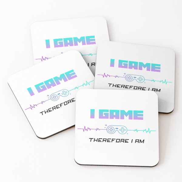 Item preview, I Game Therefore I Am Gamers Never Quit Gaming Life Video Games Addiction designed and sold by KLINESTORE.
