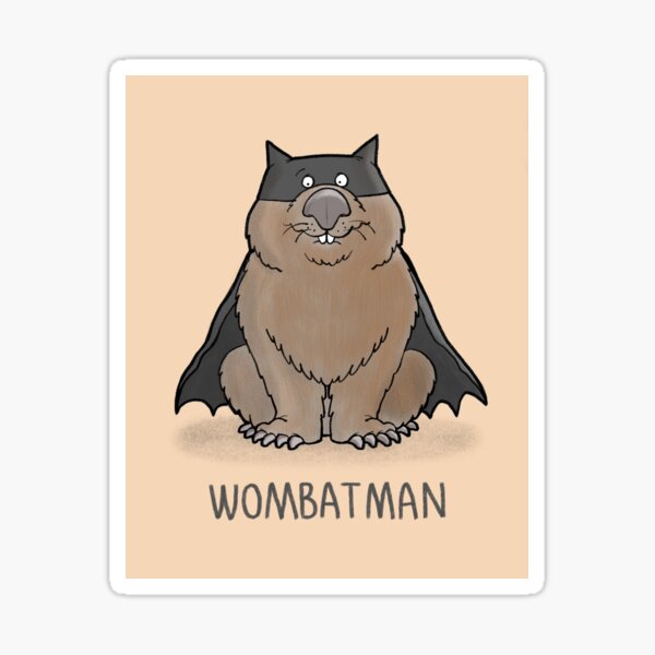 Vista previa del artículo con la obra «Hombre wombat», diseñado y vendido por carlbatterbee.