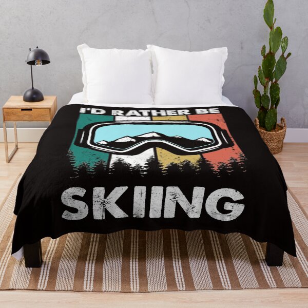 Item preview, I'd Rather Be Skiing retro Goggles skiing lover gift  designed and sold by Majesticoo.