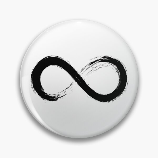 Item preview, infinity t-shirt, grunge infinity symbol, infinity black print, infinity design element designed and sold by Tanysl.