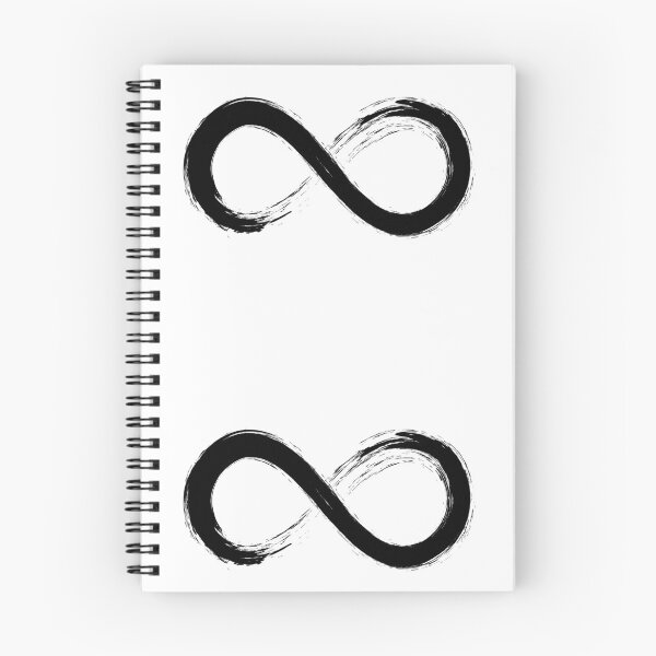 Item preview, infinity t-shirt, grunge infinity symbol, infinity black print, infinity design element designed and sold by Tanysl.