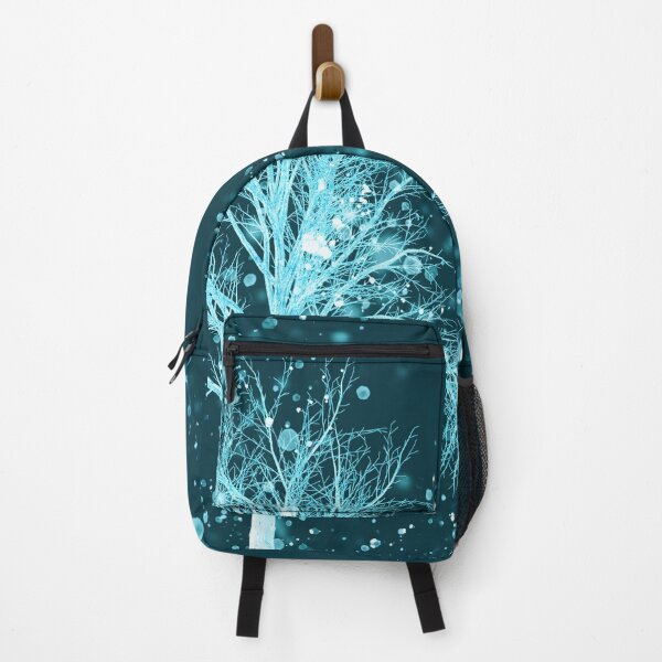 Item preview, Frosted Teal Tree in Snow Winterscape designed and sold by rkmountains.