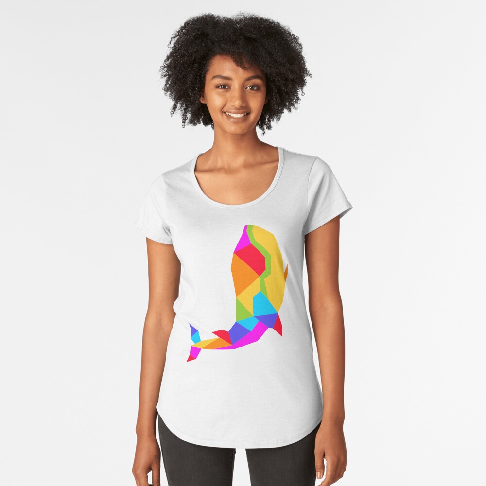 Vista previa del artículo con la obra «Camiseta premium de cuello ancho», diseñado y vendido por Riograf.