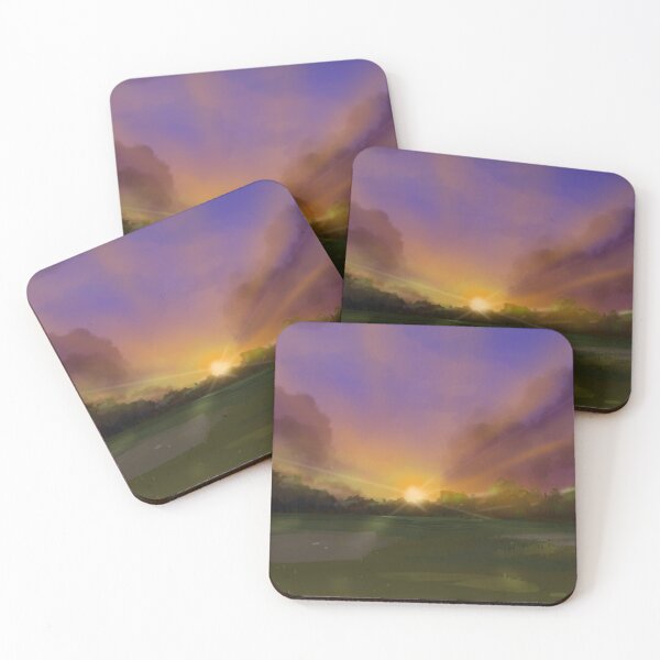 Item preview, Memorable Sunset Illustration designed and sold by SuperMarioShop.