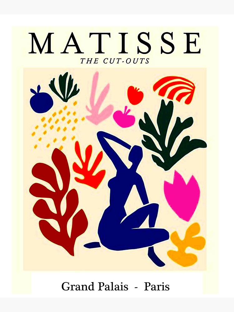 GRAND PALAIS : Vintage Matisse The Cut Outs Exhibit Advertising Print Tote  Bag for Sale by posterbobs