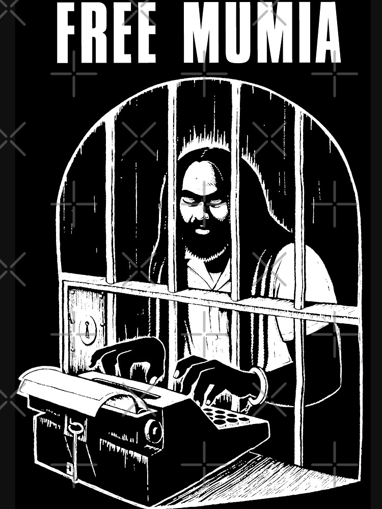 Thumbnail 7 of 7, Classic T-Shirt, Free Mumia - Social Justice Art - 100 Limited Edition designed and sold by Aperture Science.